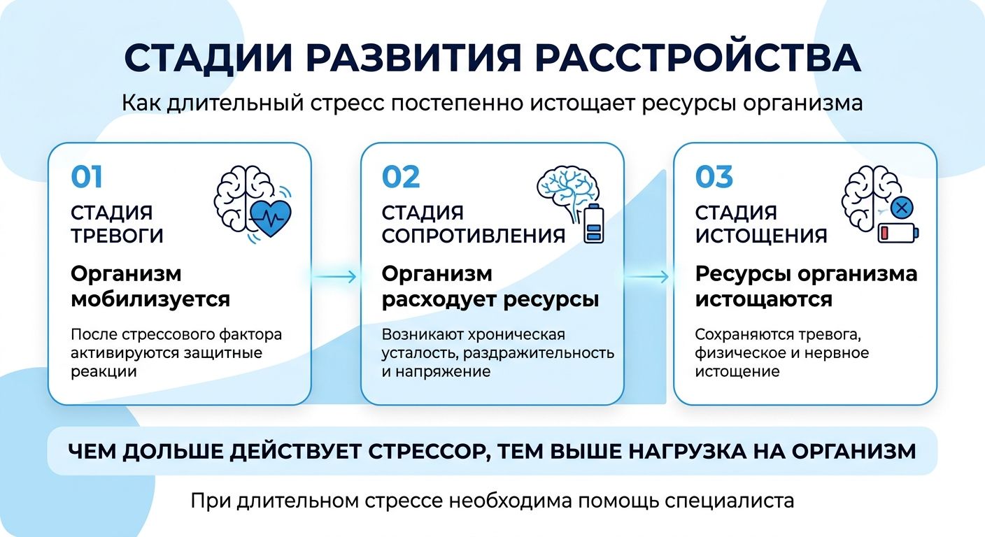 Лечение стресса в Куйбышеве инфографика